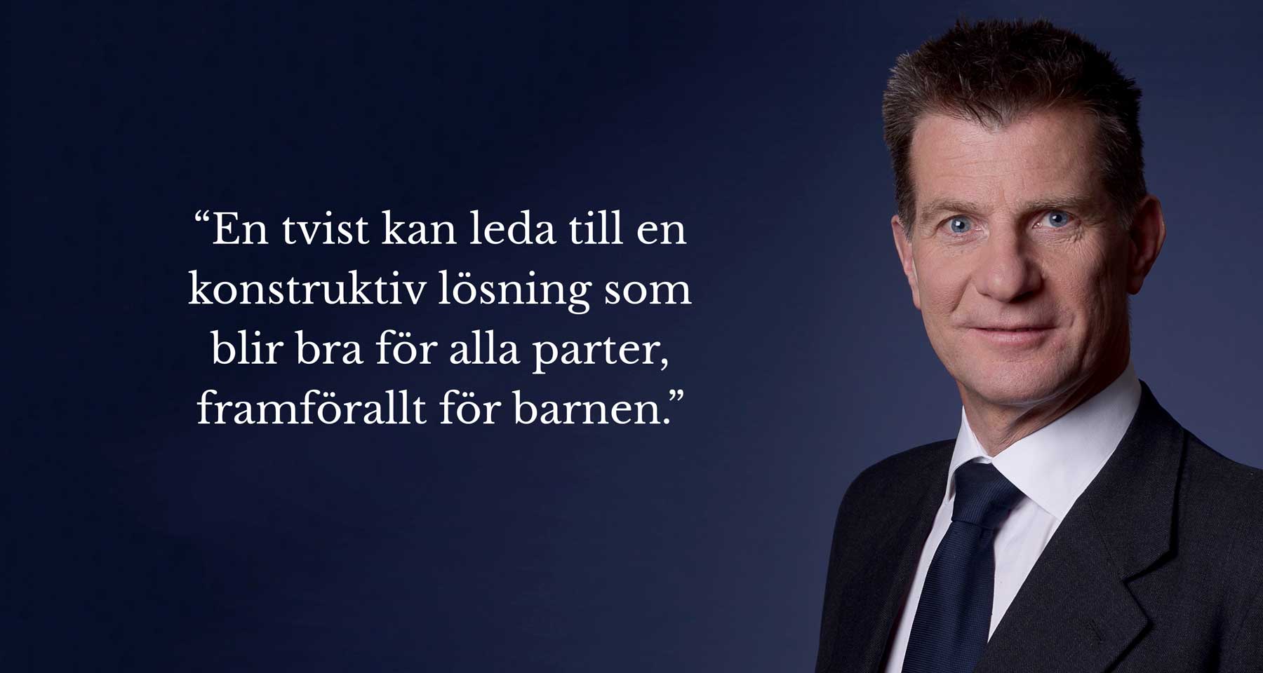 Jurist Håkan Eskilsson med ledord